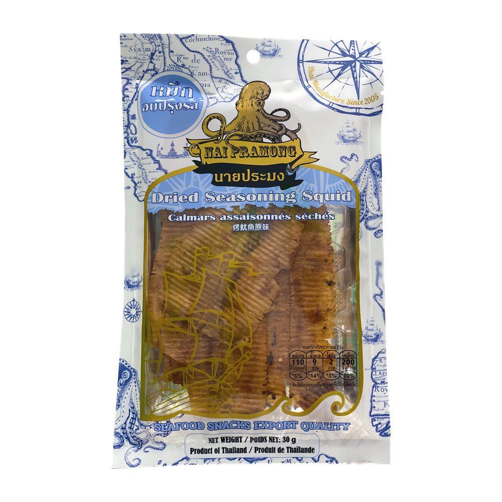 Nai Pramong Dried Seasoning Squid