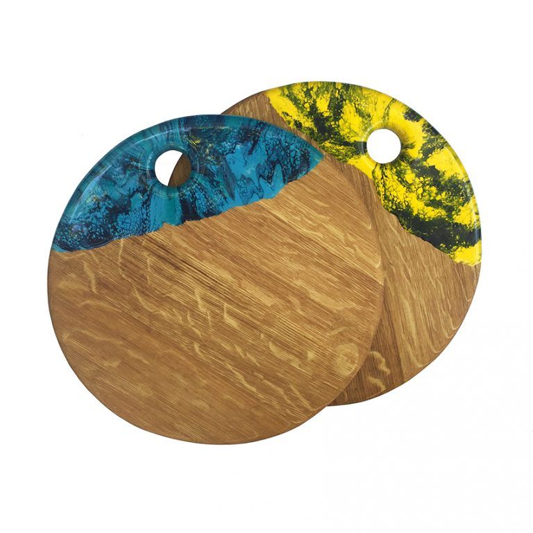 Round Oak Small Resin