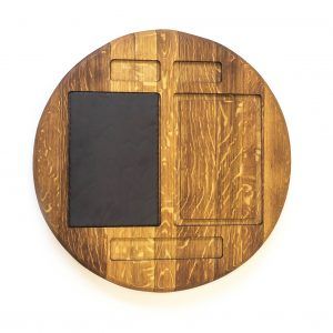 Braai Board Round SN1 + Slate