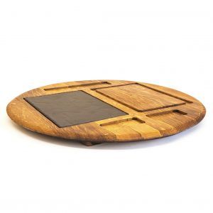 Braai Board Round SN1 + Slate