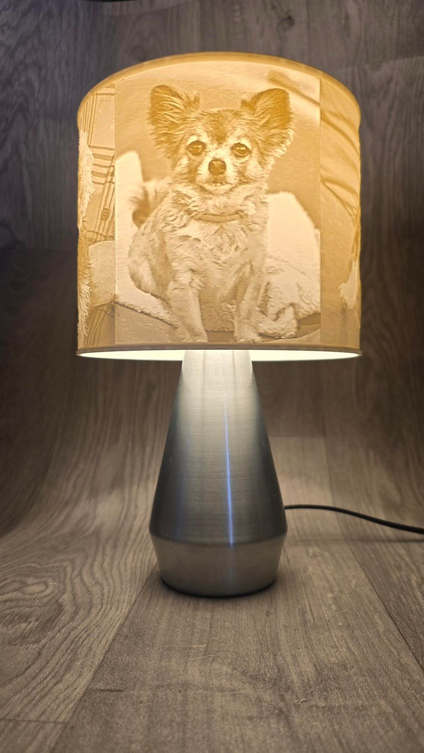 Photo Lamp with ( Touch lamp base)