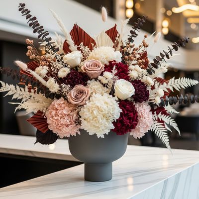 Transforming Spaces: The Role of Preserved Flowers in Hotel and Office Decor