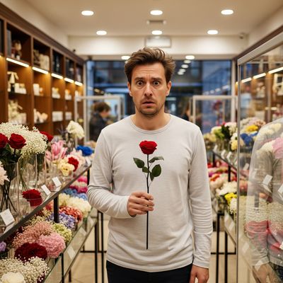 Lost Husband in Fresh Flower Shop