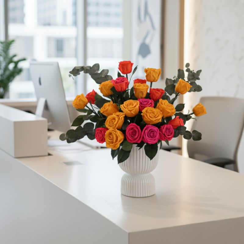 Office - Coral &amp; Blush