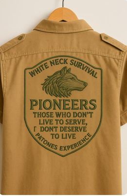 WHITE NECK ADVENTURE SHIRT
