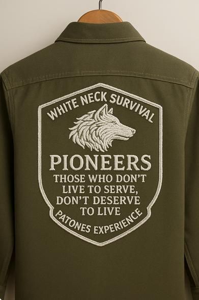 WHITE NECK ADVENTURE SHIRT