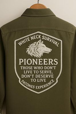 WHITE NECK ADVENTURE SHIRT