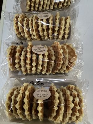 Wafels suikerarm krokant/dun