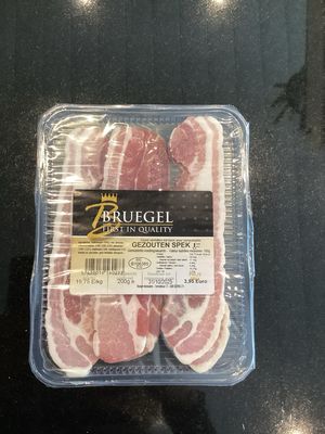 Gezouten spek