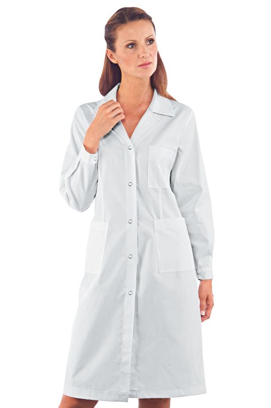 Camice Donna Bottoni a Pressione Antiacido Solforico
