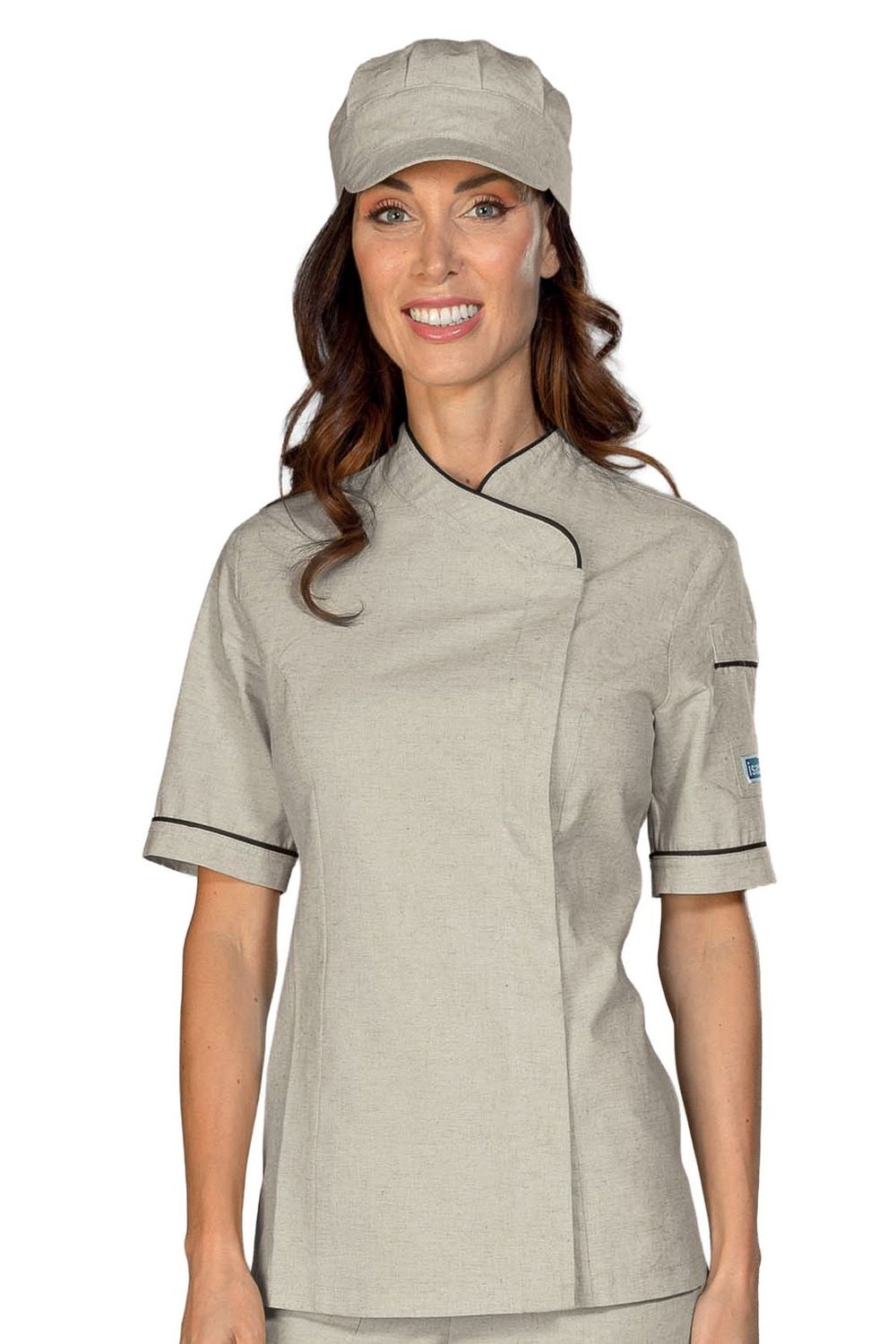 Giacca Lady Snaps Lino