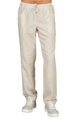 Pantalone Con Elastico in Lino Pantalone Con Elastico in Lino