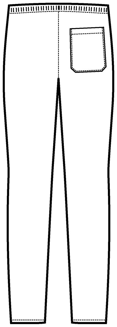 Pantalone Slim Zip Unisex