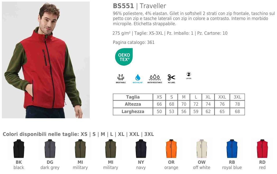 Gilet Softshell Black Spider