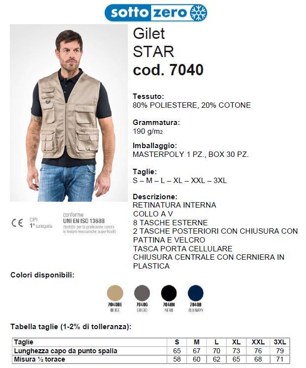 Gilet Multitasca STAR Gilet Multitasca STAR
