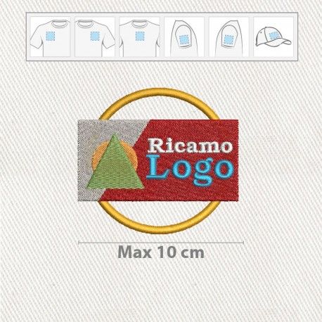 Ricamo secondo logo 10x10 cm