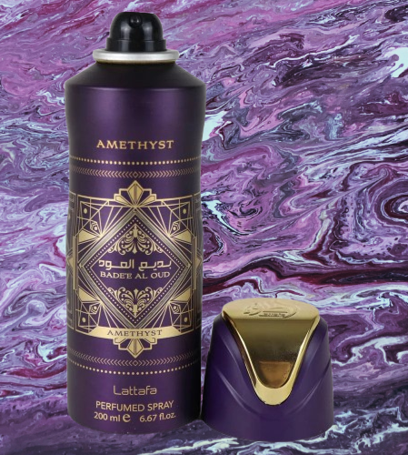LATTAFA BADEE AL OUD AMETHYST PERFUMED SPRAY 6.7 OZ