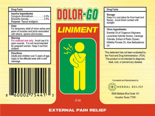 Soothera Liniment Pain Reliever