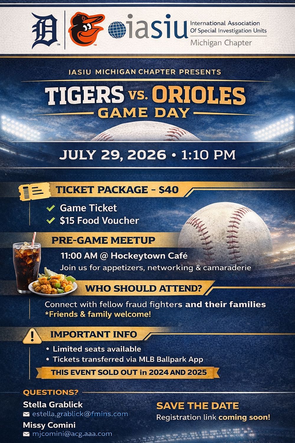 2026 Tigers vs. Orioles Game Ticket — July 29