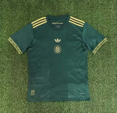 2025 Mexico National Gold cup Version Green Football Shirt 1:1 Thai Quality