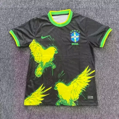 2022 Brazil Special Edition Black Bird Football Shirt 1:1 Thai Quality