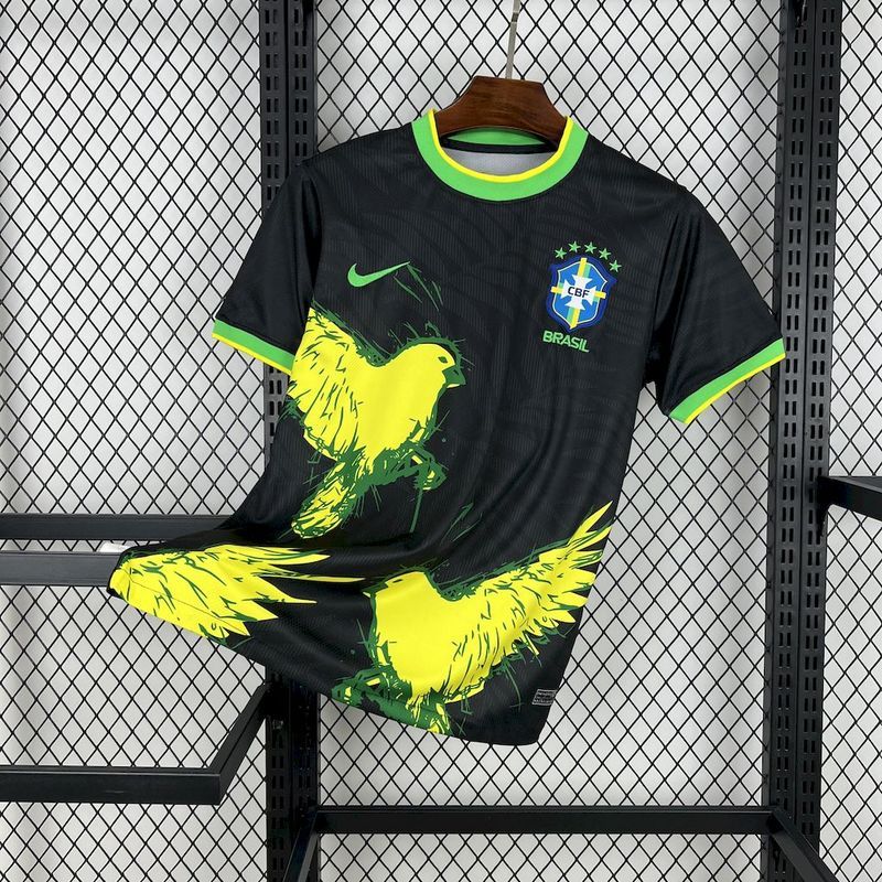 2022 Brazil Special Edition Black Bird Football Shirt 1:1 Thai Quality