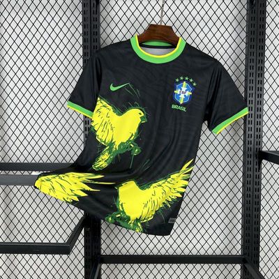 2022 Brazil Special Edition Black Bird Football Shirt 1:1 Thai Quality