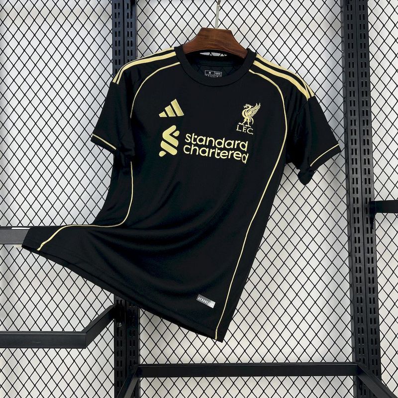 2025/2026 Liverpool Special Edition Black Soccer Jersey 1:1 Thai Quality