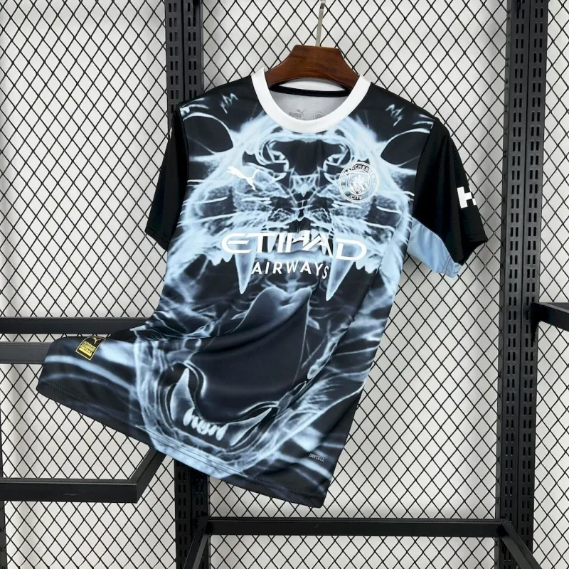 2025/2026 Manchester City Black And Blue Concept Version Football Jersey 1:1 Thai quality