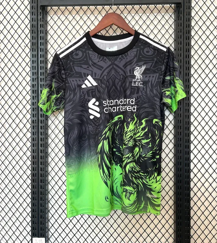 2025/2026 Liverpool Special Edition Green Soccer Jersey 1:1 Thai Quality