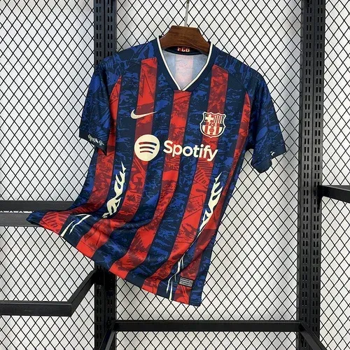 2025/2026 Barcelona Special Edition Blue and Red Football Jersey 1:1 Thai Quality
