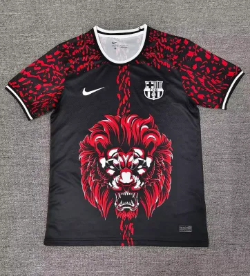 2025/2026 Barcelona Special Edition Lion Head Red Football Jersey 1:1 Thai Quality