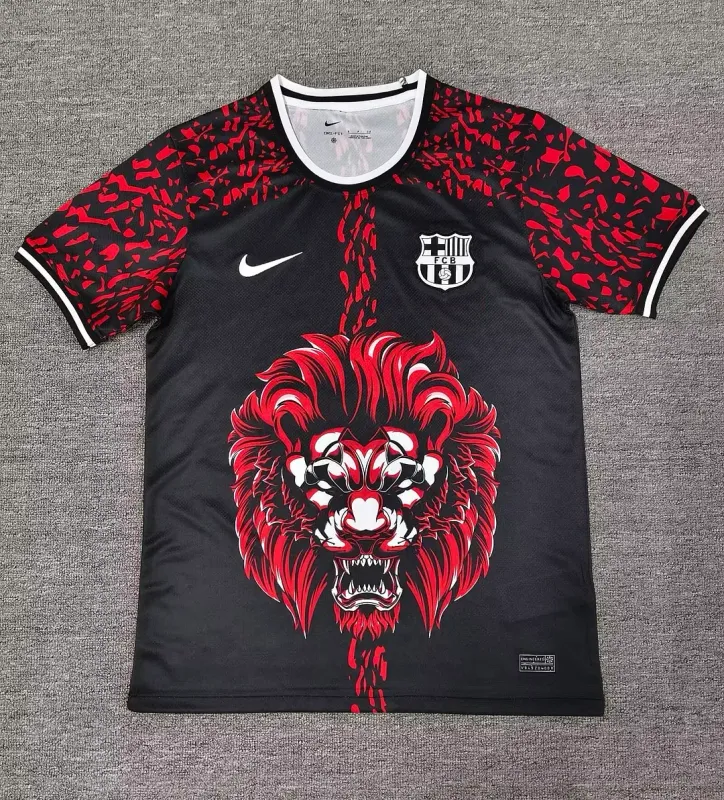 2025/2026 Barcelona Special Edition Lion Head Red Football Jersey 1:1 Thai Quality