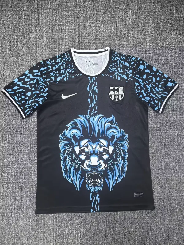 2025/2026 Barcelona Special Edition Lion Head Blue Football Jersey 1:1 Thai Quality
