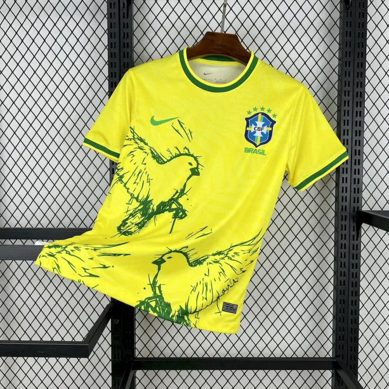 2022 Brazil Special Edition Yellow Bird Football Shirt 1:1 Thai Quality