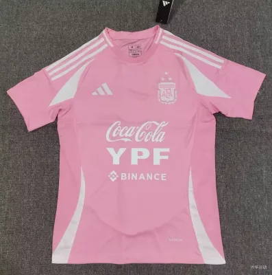 2025/2026 Argentina Training Suit Pink Football Shirt 1:1 Thai Quality