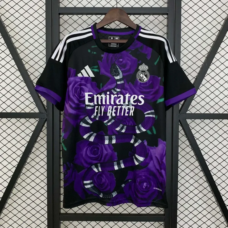 2025/2026 Real Madrid Purple Rose Special Edition Football Shirt1:1 Thai Quality
