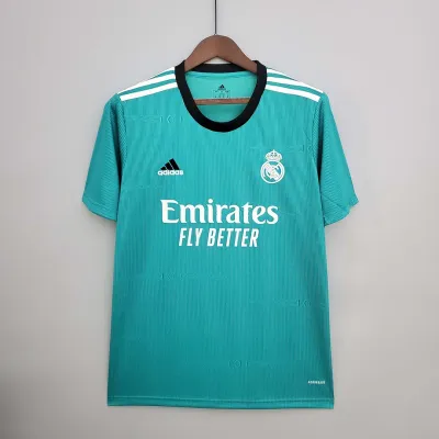 2021/2022 Retro Real Madrid Third Away Football Shirt 1:1 Thai Quality