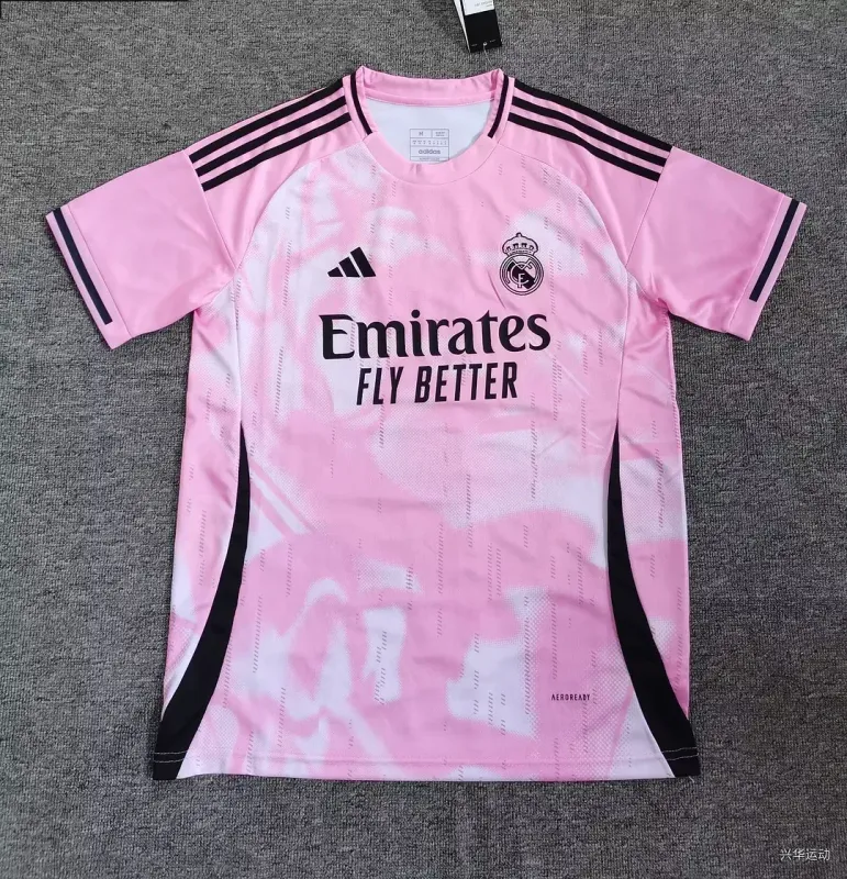 2025/2026 Real Madrid Special Edition pink Football Shirt 1:1 Thai Quality