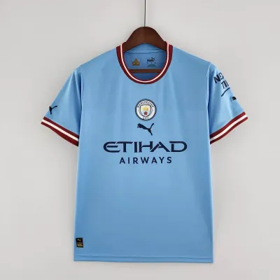 2022/2023 Manchester City Home Football Shirt 1:1 Thai Quality 2022/2023 Manchester City Home Football Shirt 1:1 Thai Quality