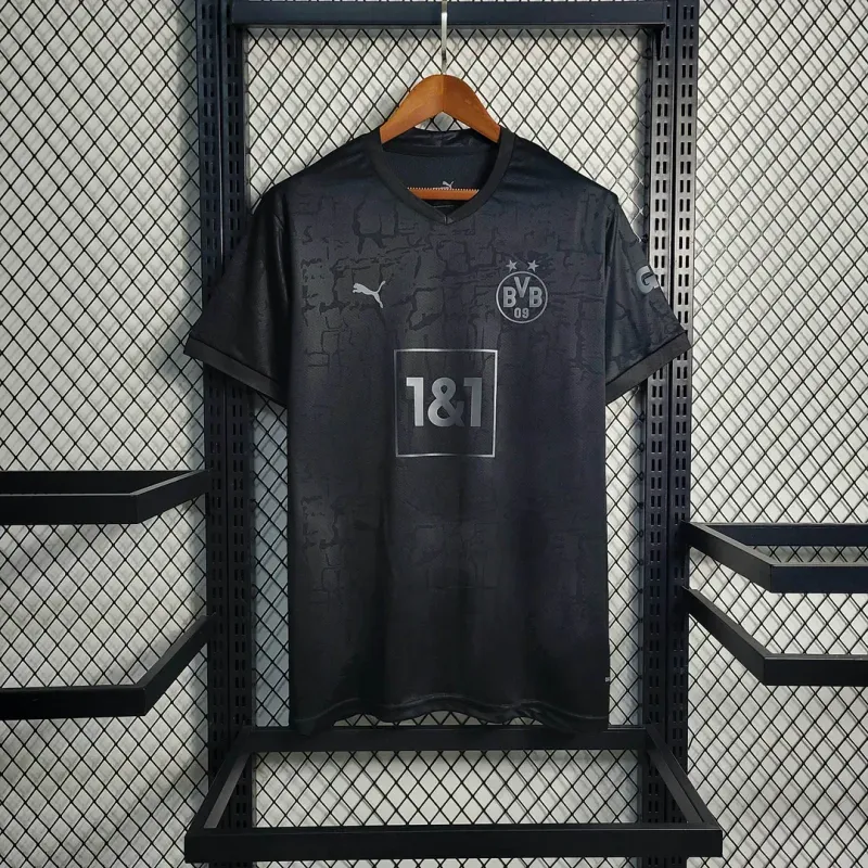 2023 Dortmund Blackout Special Edition Football Shirt