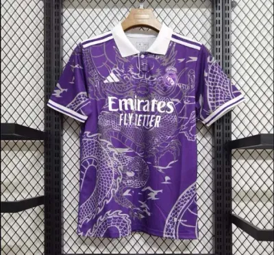 2023/2024 Real Madrid Chinese Dragon purple Football Shirt 2023/2024 Real Madrid Chinese Dragon purple Football Shirt