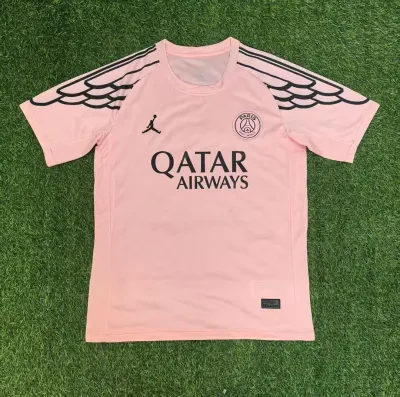 2025/2026 Psg Paris Saint-Germain Fourth Away pink Football Jersey 1:1 Thai quality
