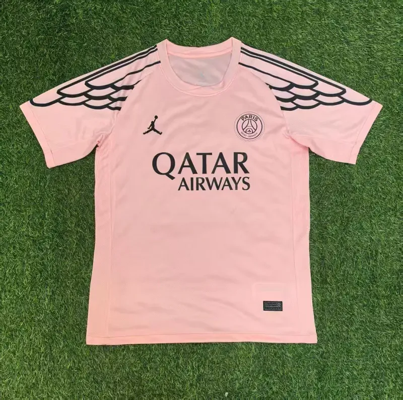 2025/2026 Psg Paris Saint-Germain Fourth Away pink Football Jersey 1:1 Thai quality