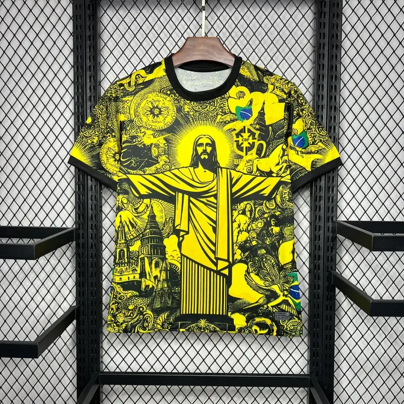 2024-2025 Brazil Special Edition Yellow Jersey