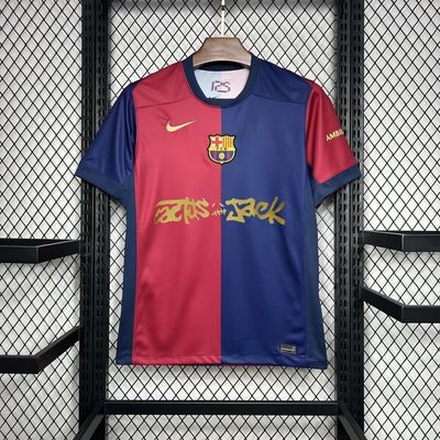 2024/2025 Barcelona x Travis Scott Collab Home Football Shirt 1:1 Thai Quality 2024/2025 Barcelona x Travis Scott Collab Home Football Shirt 1:1 Thai Quality