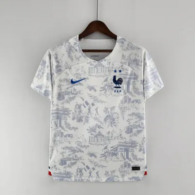 2022 FIFA World Cup France Away Football Shirt White