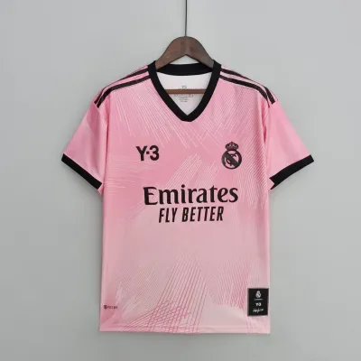 2022 Real Madrid Y-3 Special Edition Pink Football Shirt 2022 Real Madrid Y-3 Special Edition Pink Football Shirt