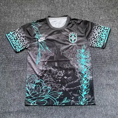 2024 Brazil Special Edition Black Football Shirt 1:1 Thai Quality
