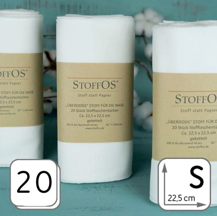 StoffOS Taschentücher 20er Pack ohne Druck